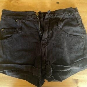 Urban Outfitters BDG black denim shorts